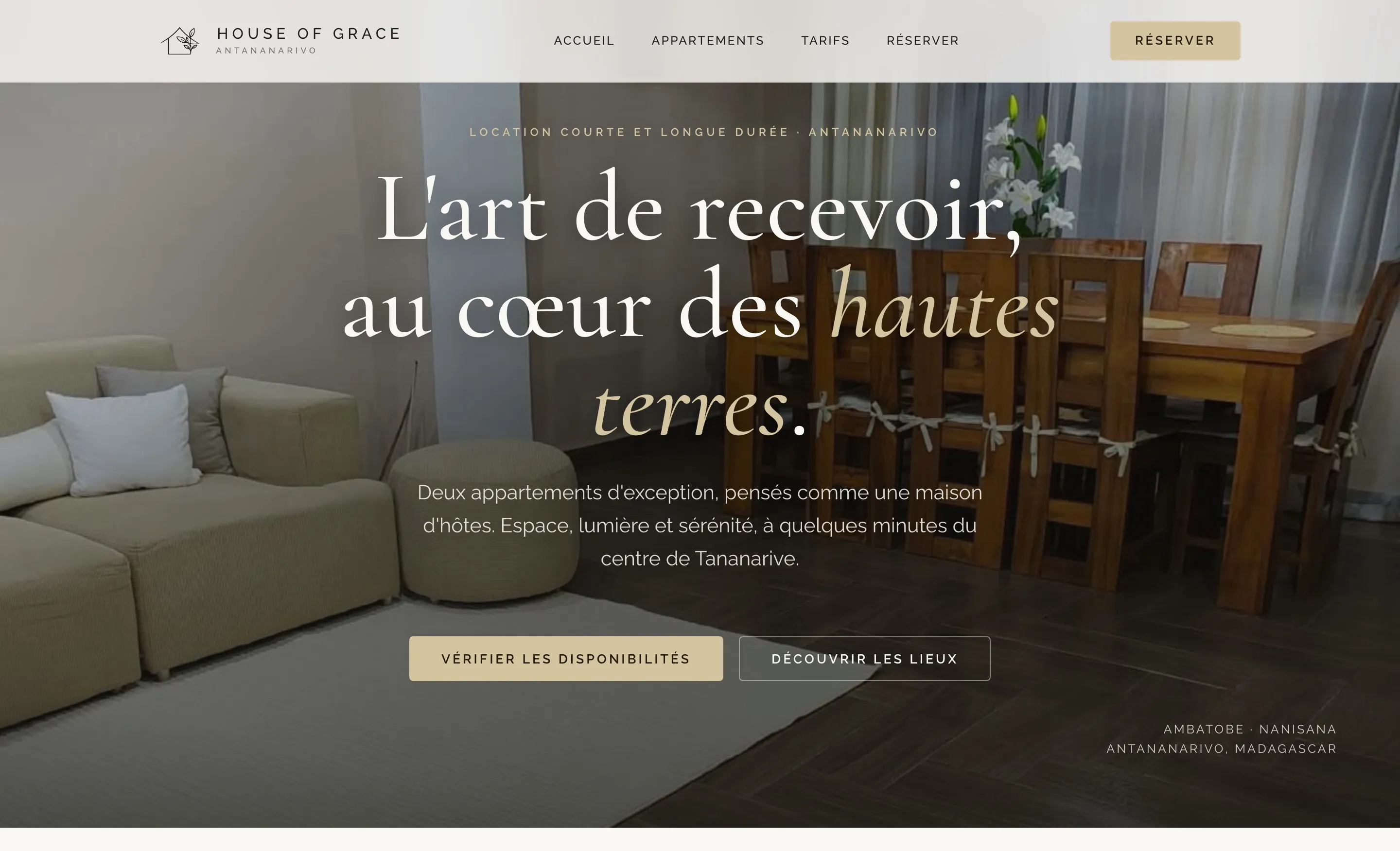 Projet House of Grace