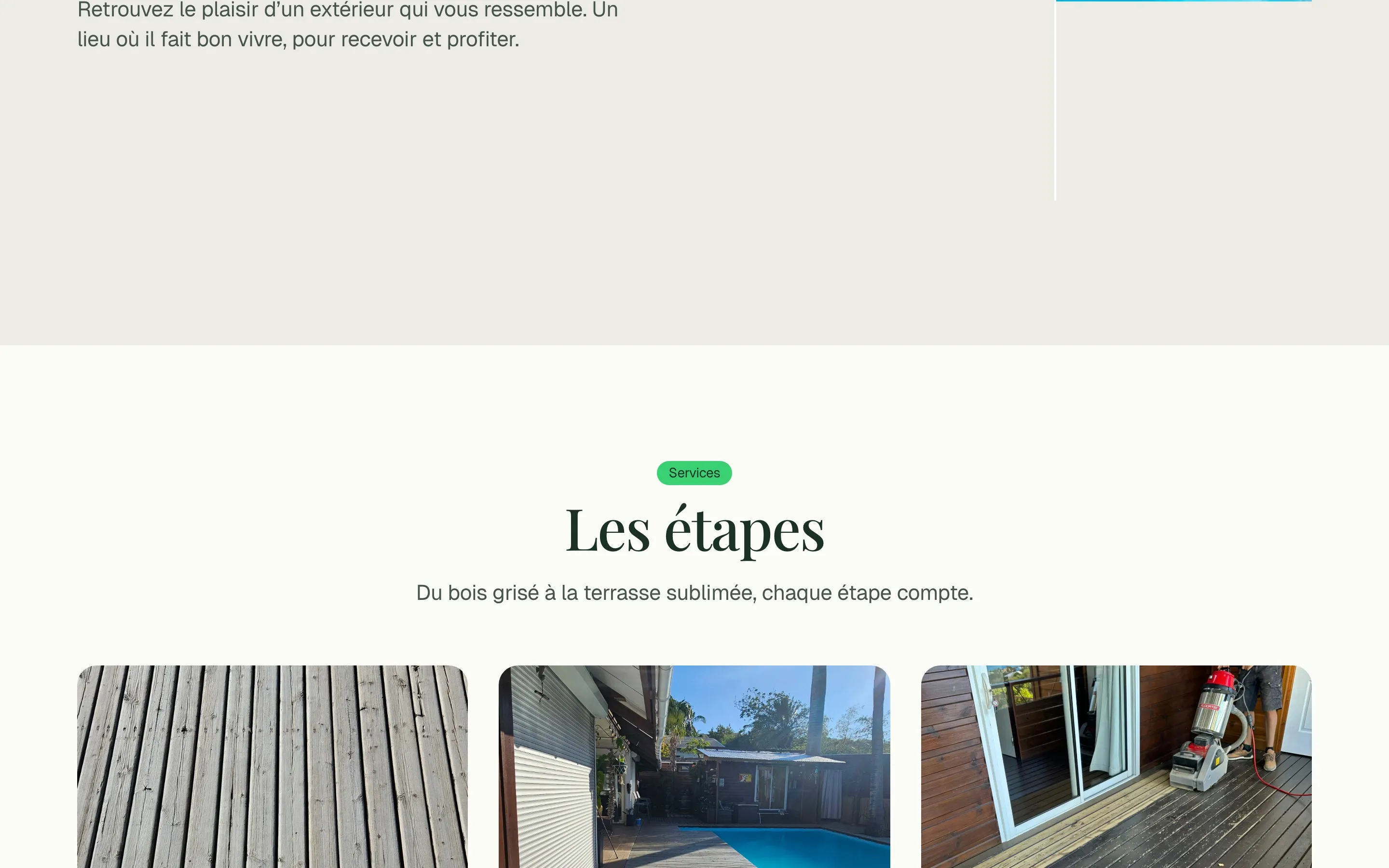 Projet Boiséa Terrasse