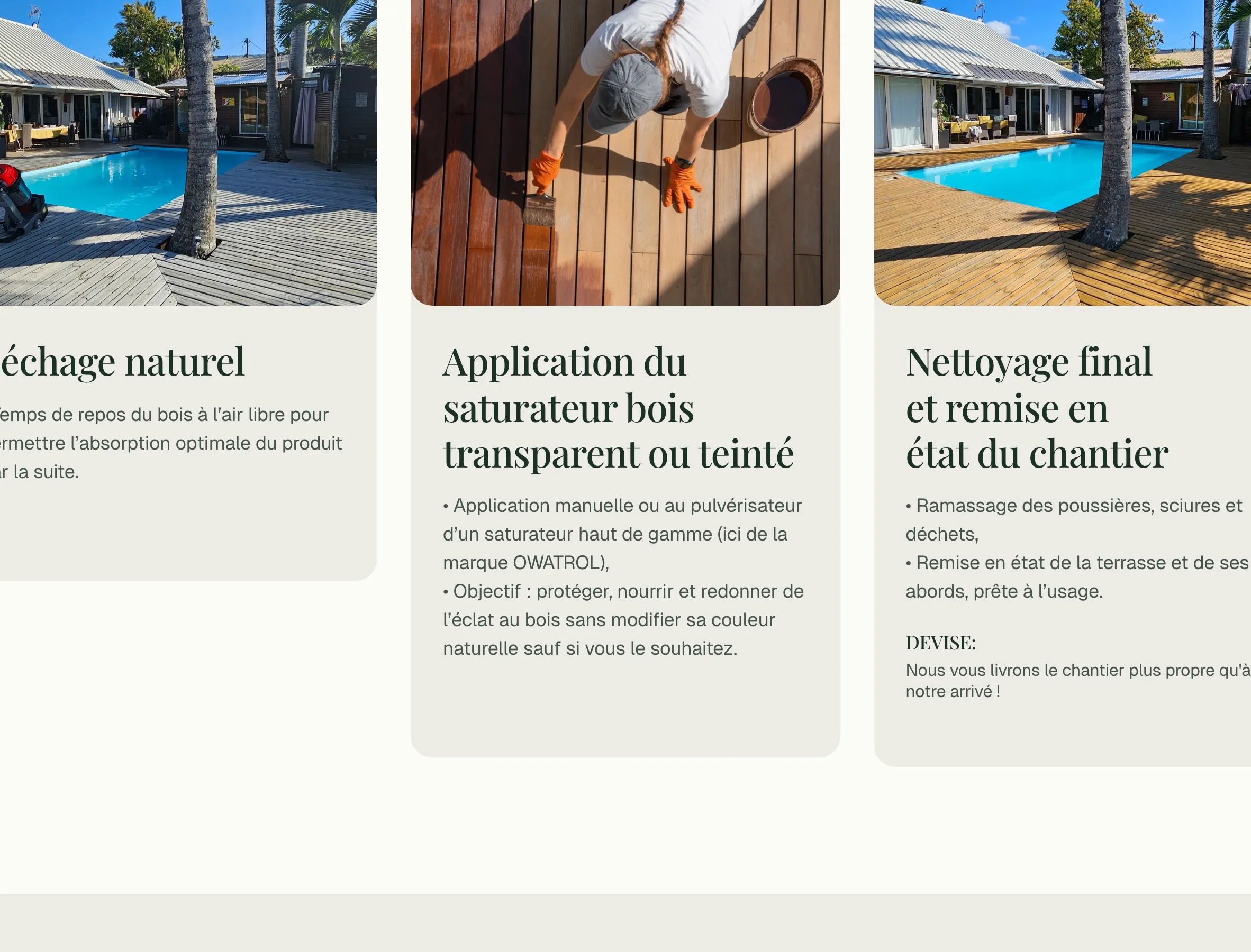 Projet Boiséa Terrasse